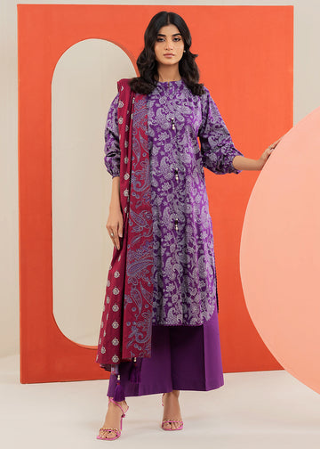 Alkaram MS-25-23-Purple Mid Summer Collection Online Shopping